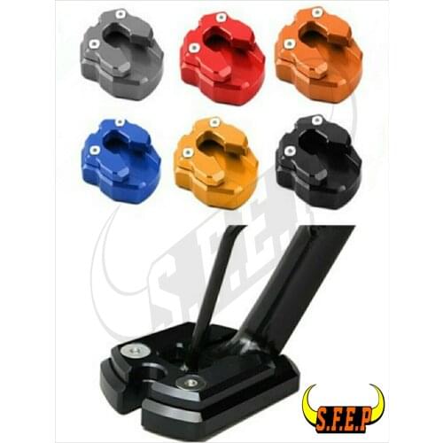 2015-2016 For Yamaha NMAX155 CNC Flat Foot Kickstand Foot Side Stand Extension Pad Support Plate kickstand Extension