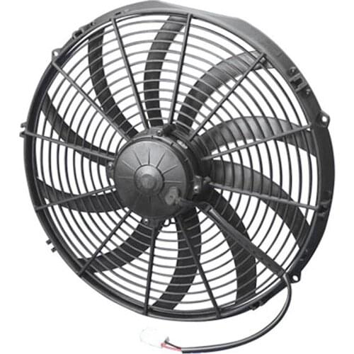 30102049 16" Puller Fan 12 VOLT High Performance Curved Blade 2024 cfm for SPAL Alternatives