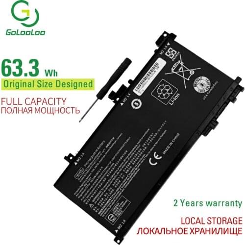 4035mAh TE04XL 15.4V 63.3WH New Battery For HP OMEN 15-AX200 15-AX218TX 15-AX210TX 15-AX235NF 15-AX202N 15-BC200 HSTNN-DB7T
