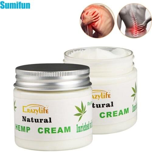 60g Muscles Sprain Cream Arthritis Joints Back Shoulder Lumbar Pain Relief Ointment Chinese Medical Balm Massager