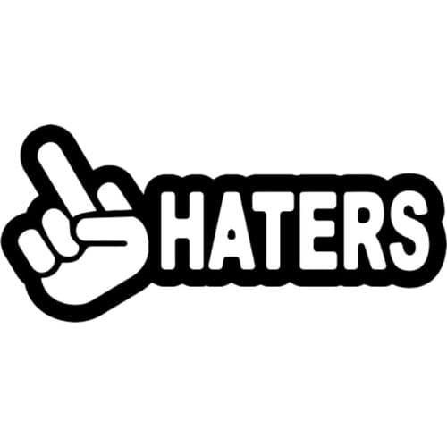 Car stying F Haters JDM Vinyl Decal Sticker For Car Truck Window Jdm