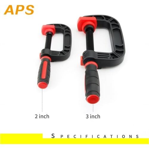 Quick release clamp plastic G wood clamp 2"3" c-clamp for wood working c clamps tools