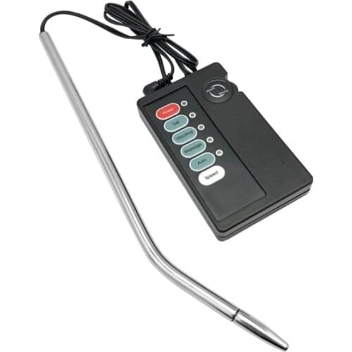 Electric Shock Men Urethral Plug Stainless Steel Smooth Balanus Massager Stimulator Physical Therapy Dilator Catheter