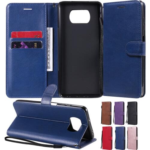 Etui Wallet Flip Card Solt Cases For Xiaomi POCO X3 nfc Mi 10T Lite 5G 10T Pro Redmi Note 9S 9 Pro 9A 9C 8 8A Phone Cover Fundas