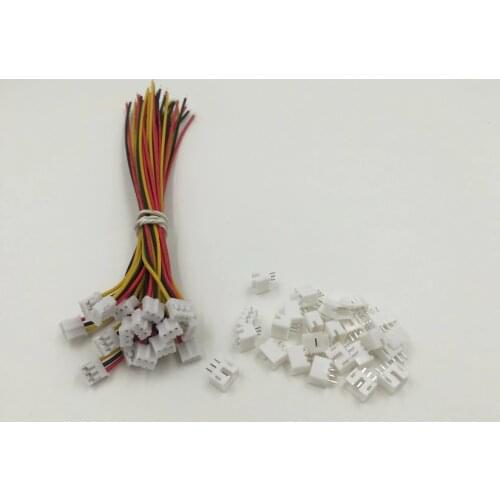 Hot Sale Factory Direct 5 SETS Mini Micro JST 2.0 PH 3-Pin Connector plug with Wires Cables 150MM
