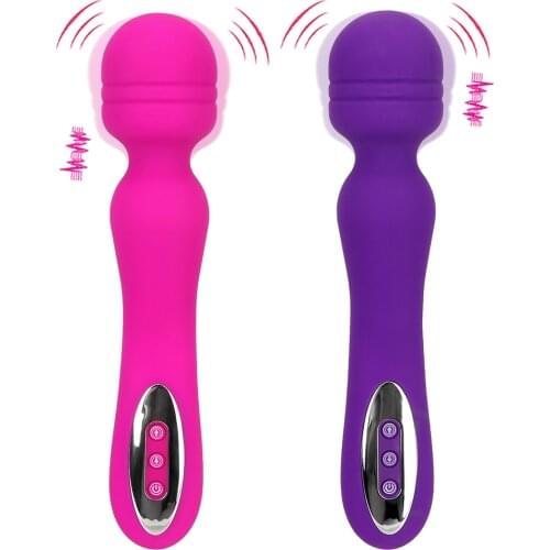 IKOKY Magic Wand Massager AV Stick Vibrator Female Masturbation Sex Toys for Women Adult Sex Products Clitoris Stimulator