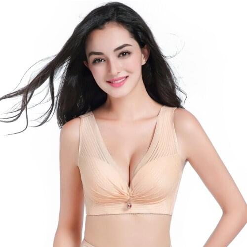 MENGSHAN foreign trade hot big size bra fat MM 200 kg no steel ring double row anti-sagging thin section sexy lace underwear