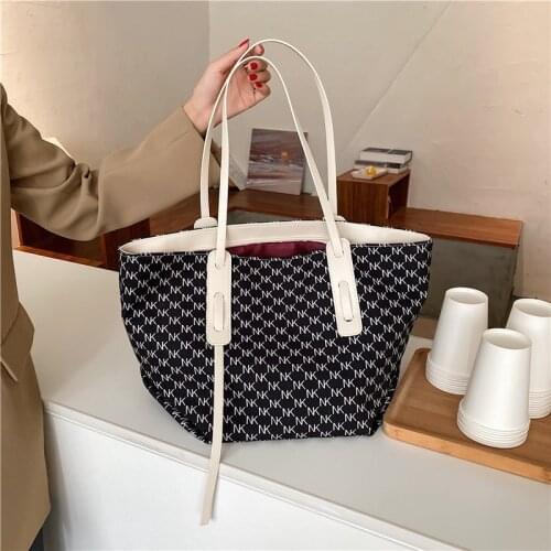 Fashion designer Shoulder crossbody Casual Women Totes Shopping Bag Female canvas Beach large Handbag for Women 2021