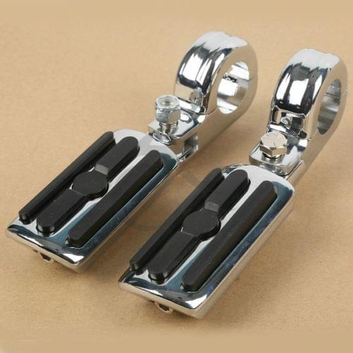 Motorcycle 32mm Engine Guard Highway Pegs Footpeg For Harley Yamaha Suzuki Softail Dyna Fatboy Sportster