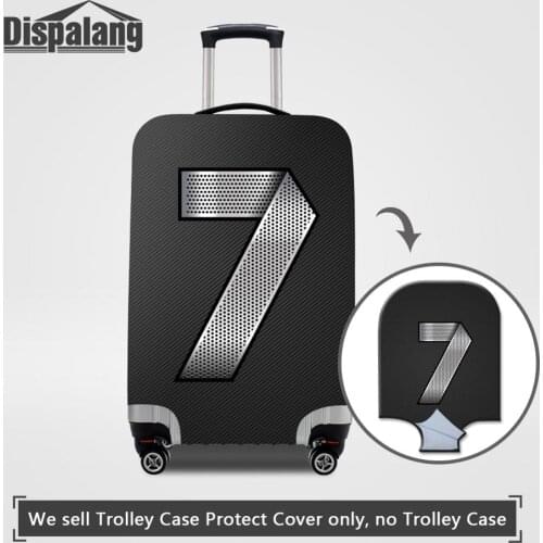 Men Cool Luggage Cover For 18-32 Inch Case Custom Your Own Metal Number Suitcase Covers Dustproof Waterproof Travel Accessories