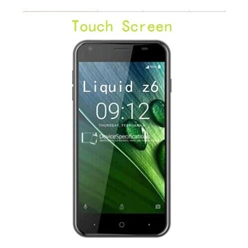 New 5.0" Front Panel Touch Screen For Acer Liquid Z6 Digitizer Sensor Mobile Phone Glass Display Replacement