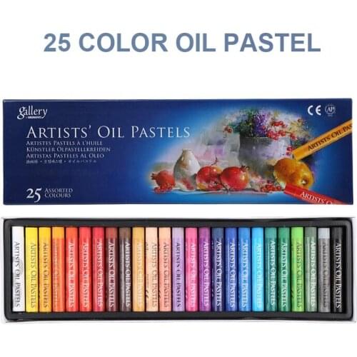 Oil Pastel Art Supplies Standard 25 Colors Set Gift Package Pastels For Drawing Kits For Artists Students Children