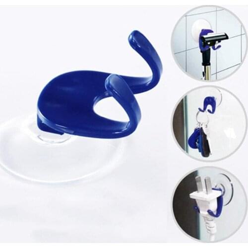 Plastic Shaver Hanging Rack Clear Storage Shelf Bathroom Product Razor Holder Suction Cup Shelf Organizer Cell Phone Rack