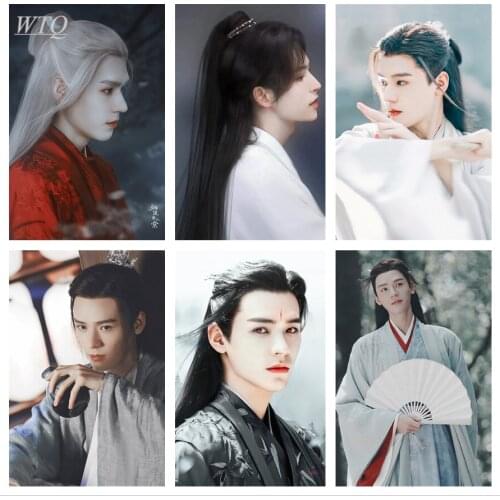 Shanhe Ling Poster Zhou Zishu Wall Poster Wen Kexing Retro Poster Canvas Painting Wall Art Wall Decor Posters Picture Home Decor