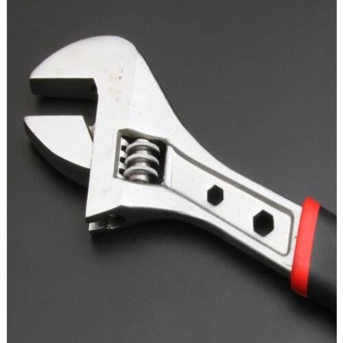 Free shipping 6-8-10-12 inch Large Opening Adjustable Spanner Monkey Wrench multi-function wrench