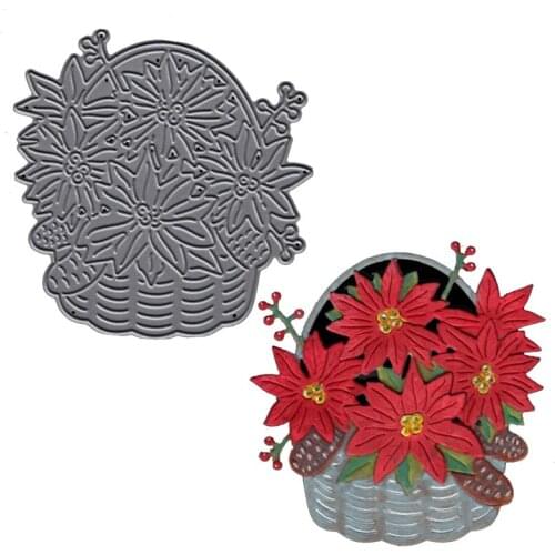 Christmas Decoration Flower Die Metal Cutting Dies Stencil for DIY Scrapbooking Album Emboss Paper Card Decorative Template