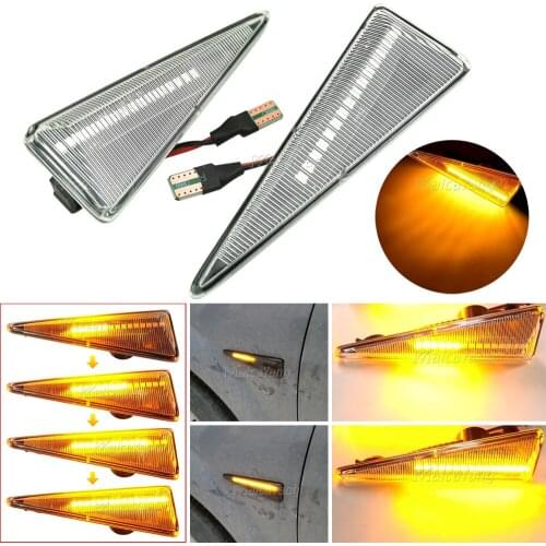 LED Dynamic Side Marker Turn Signal Light For Renault Megane CC Scenic Thalia Grand Scenic MK2 Espace IV Avantime Vel Satis Wind