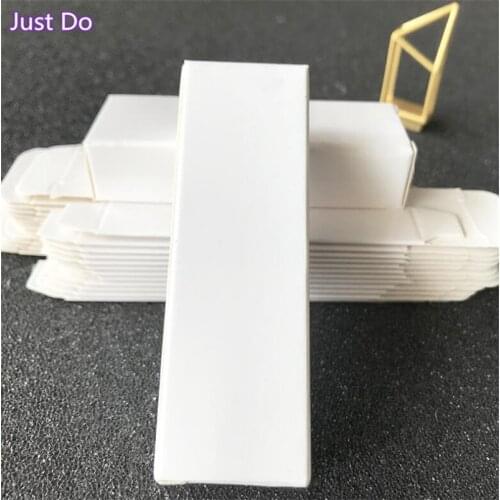 8*8*16cm Blank white paper packaging recycled white paper gift box handmade soap packaging cardboard packing carton box