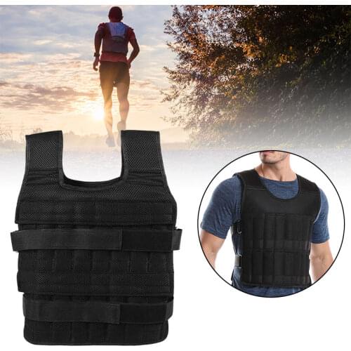 Max Loading Weight 30KG Men Vest Boxing Train Fitness Run Sling Training Workout Fitness Adjustable Waistcoat Jacket Women Cloth
