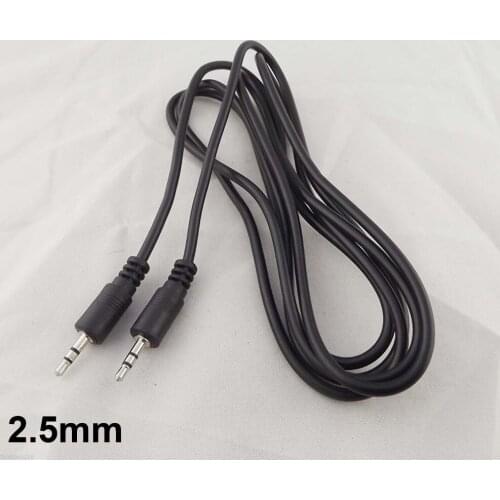 1pc 5Ft 2.5mm Male To 2.5mm Male Stereo Headset Audio Aux Cable Cord for MP3 4