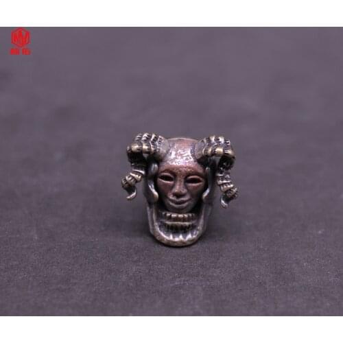 1PCS Paracord Bead Metal Ornaments for Bracelet Accessories Survival DIY Umbrella Rope Lanyard EDC Knife Bead