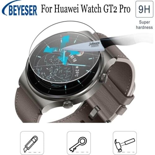 2pcs HD/Tempered Clear Protective Film For Huawei Watch GT2 Pro Watch Smart Full Screen Protector Cover Fit For Huawei GT2 Pro
