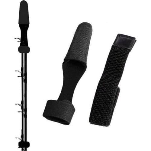 2pcs/set Protector+Tie Wrapping Band Belt Fish Rod Accessories For Fishermen Fishing Rod Covers Oxford Clothes Fish Rod