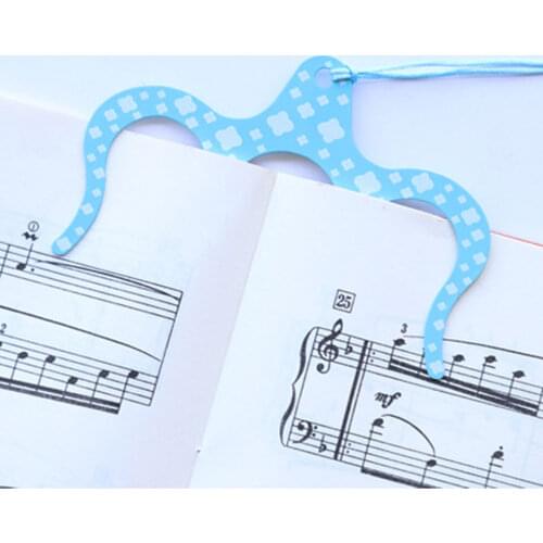 4 Pcs/lot Metal Bookmarks for Books Uute Clip Stationery Office Accessories School Supplies Marcador Music Book Clip Bookmark
