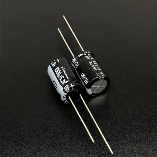 5pcs/50pcs 1000uF 6.3V NICHICON HC Series 10x16mm Extremely Low Impedance 10V1000uF Aluminum Electrolytic Capacitor