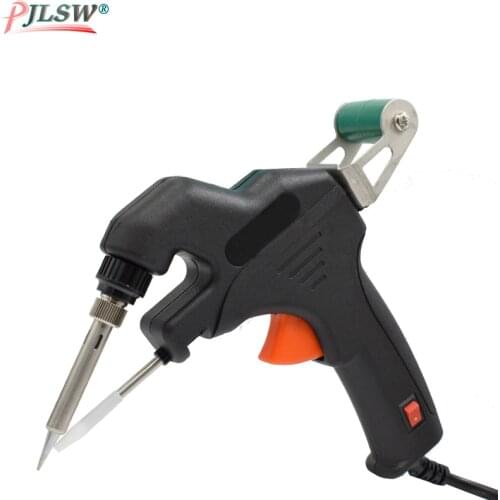 50W EU/US 110-220V Electric Soldering Iron Kit Internal Heating Gun Handheld Automatically Send Tin Welding Station Repair Tool