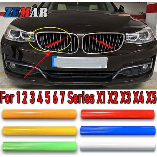 ABS For BMW X1 X2 X3 X5 X6 1 2 3 4 5 6 7 Series E60 F45 F46 F12 F13 F01 F02 G05 F39 F25 G01 F30 F10 F20 F22 M Grille Trim Strips