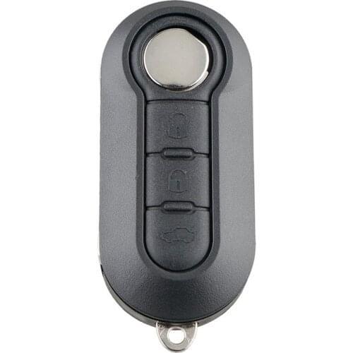 3 Button Car Folding Key Case Car Key Protective Shell Flip Remote Key Small and Light For Car Accessories for Fiat