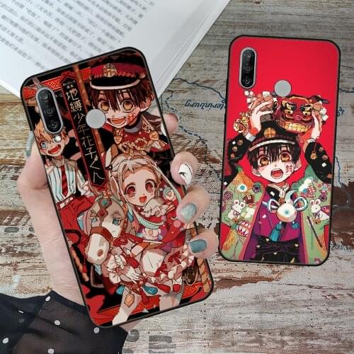 Phone Case For Huawei P20 P30 P40 P Smart Z + P10 Mate 30 10 20 Lite Pro Black Cover Etui Soft Coque Tpu Anime Hanako Kun Yugi