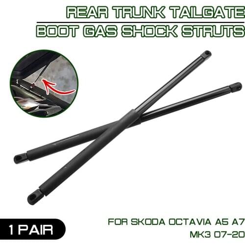 For Skoda Octavia A5 A7 MK3 2007 2008 2009 2010-2020 Rear Trunk Tailgate Boot Gas Spring Shock Lift Strut Struts Support Bar