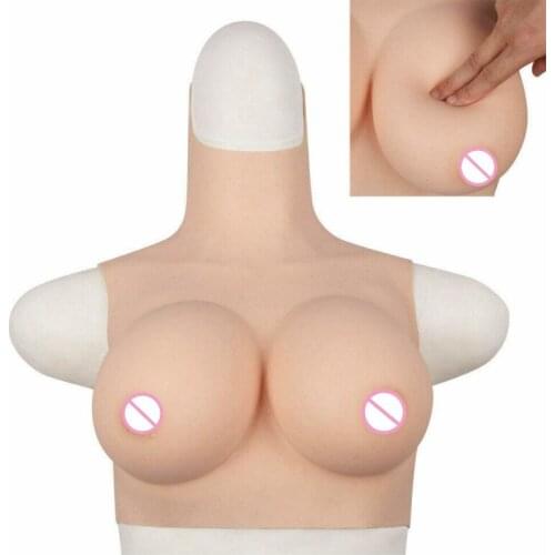 G Cup Silicone Breast Form Realistic Soft Bloodshot Boob Skin Crossdresser Drag Queen Transgender Transvestite Mastectomy Bra