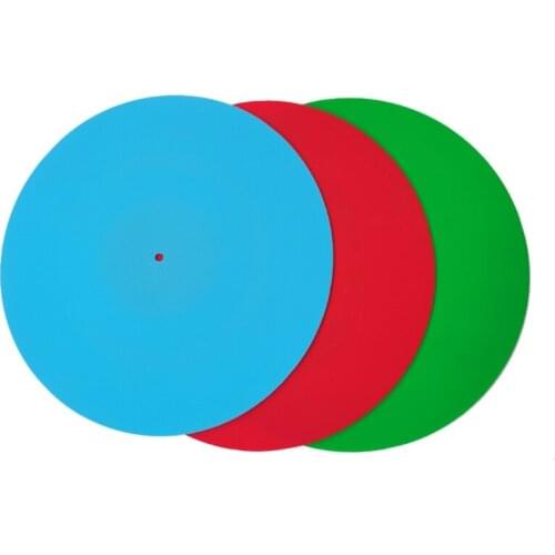 LP Antislip Mat for Phonograph Turntable Vinyl Record Players AccessoriesRecord Pad, Anti-vibration Silicone Pad Rubber