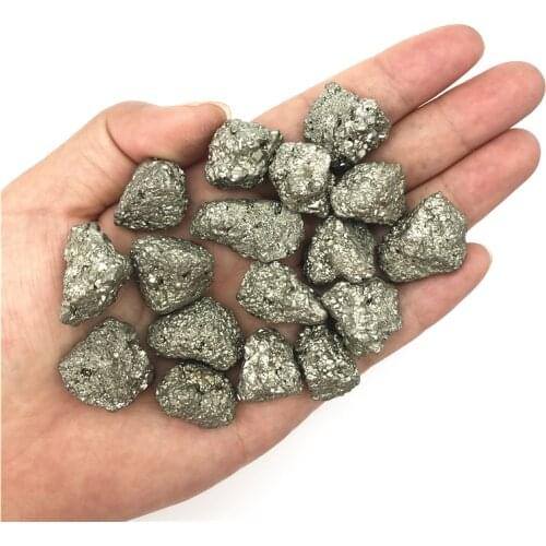 Lovely 1PC Small Size Natural Iron Pyrite Cluster Crystal Stone Rough Display Specimen Minerals Teaching Natural Quartz Crystals