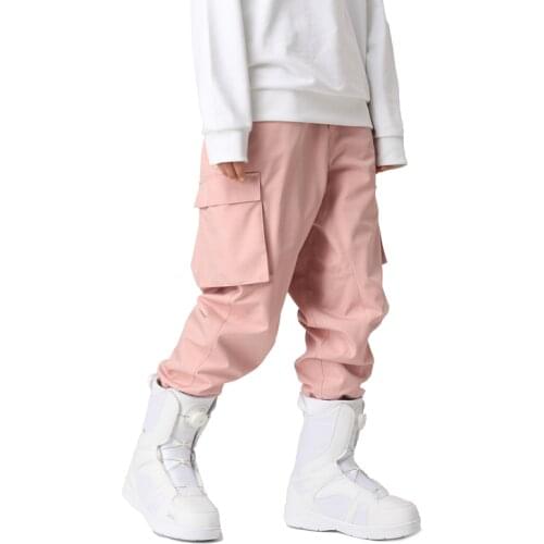 Men And Women Outdoor Windproof Waterproof Breathable Double Layer Winter Ski pants Snow Trousers ski Snowboarding Pant