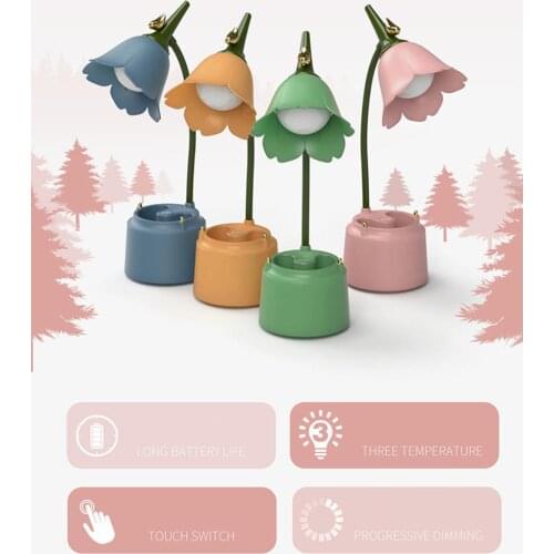 3 Modes Desk Lamp Touch Sensor Table Light USB Charging LED Bedroom Lamp Eye Protect Reading Light for Study/Office Night Light