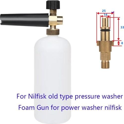 Snow Foam Lance For Nilfisk Old Type Pressure Washer Soap Foamer Maker Cleaning Jet Sprayer Copper Nozzle