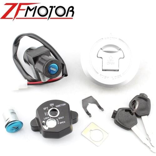 Motorcycle Ignition Switch Fuel Gas Cap Seat Lock Key Set For Honda CBR125 CBR 150R 125R 125 RT/RS/RF Ignitions Accessories