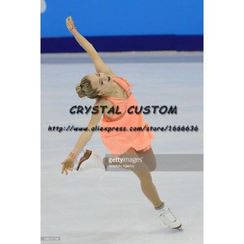 Girls Ice Skating Dresses Graceful New Brand Figure Skating Dresses For Competition DR4228