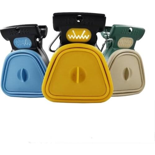 Dog Pet Travel Foldable Pooper Scooper With 1 Roll Decomposable bags Poop Scoop Clean Pick Up Excreta Cleaner