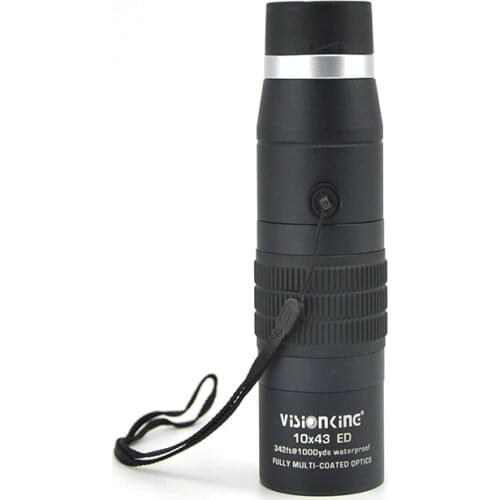 Visionking Monocular Compact Telescope 10x43 Large Caliber Powerful ED Glass Lens Professional Telescope For Hunting Monocular