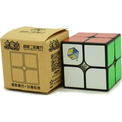 Yuxin Little Magic 2x2 Stickerless Cube Magnetic 2x2x2 Speed Puzzle Black Educational Toys Gift Cubo Magico