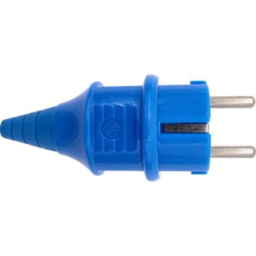 1PCS EU Russian Waterproof IP54 2 pin Male Female electronic Connector Rewireable Detachable plug Industrial Electrical 16A