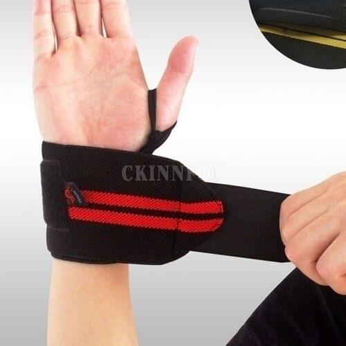 100Pcs/Lot Workout Gloves Weight Lifting Long Strap Gym Bodybuilding Wrist Support Wraps