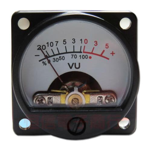 2pcs Panel VU Meter Warm Back Light Audio Level indicator For Speakers Amplifier