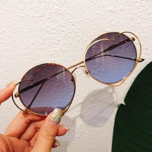 20190919013 Fashion Retro V Logo Ma Mars Sunglasses Designer Lady Mirror Sun Glasses Vintage Female flat lens Glasses for Women
