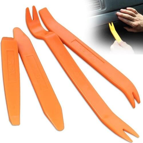 4 Pcs Set Car Audio Disassembly and Installation Tool Auto Radio Door Clip Panel Trim Dash Audio Removal Installer Pry Tool
